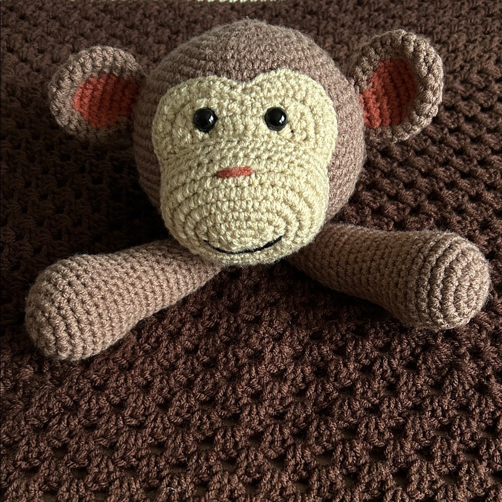 Monkey Lovey - Handmade Crochet